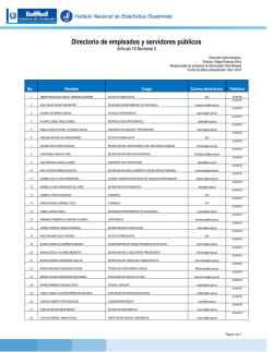 Directorio de empleados y servidores p&uacute;blicos