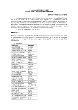 Lista definitiva (Tama&ntilde;o 19Kb)