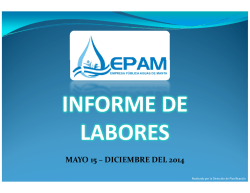 Informe gerencial 2014