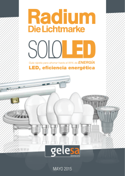 LED, eficiencia energética