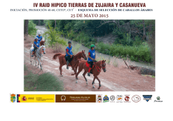 iv raid hipico tierras de zujaira y casanueva 25 de mayo 2015