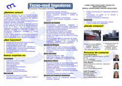 2015 - Red de Tecnolog&iacute;as y Productos Sanitarios