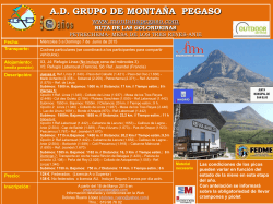 Anie 2015 - Grupo de Montaña Pegaso