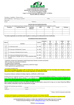 Descargar Ficha de Inscripcion
