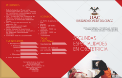 Diptico Obstetricia - Universidad Andina del Cusco