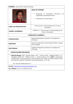 Dr. Jorge Alberto S&aacute;nchez Burgos