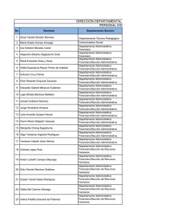 personal dideduc, 2015 dirección departamental de educa