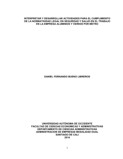 interpretar y desarrollar actividades para el cumplimiento de la