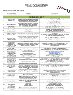 AGROECOLOGÍA
