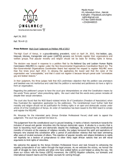 High Court Judgment on Petition 440 of 2013