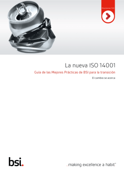 La nueva ISO 14001