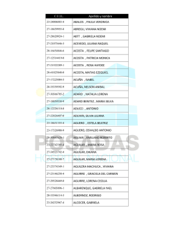 Descargar listado - Hospital Posadas