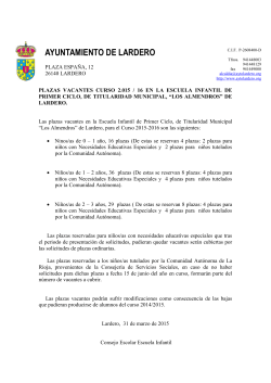 escuela infantil de primer ciclo “los almendros”