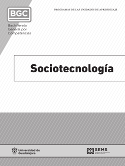 Sociotecnología - Sistema de Educación Media Superior