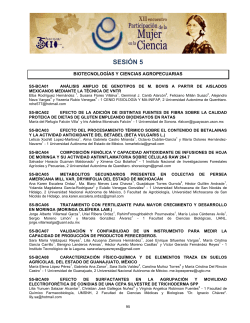 sesión v - Centro de Investigaciones en Optica, A.C.