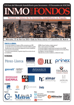 INMOFONDOS 2015_Megaprograma