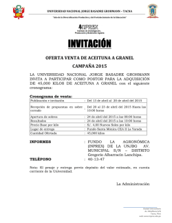 INVITACIN - Universidad Nacional Jorge Basadre Grohmann