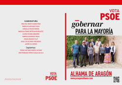 programa - psoe por Alhama de Aragón