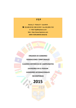FEP - Federación Española de Petanca
