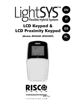 LCD Keypad & LCD Proximity Keypad
