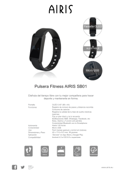 Pulsera Fitness AIRIS SB01