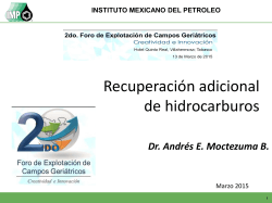 2-Recuperación adicional de hidrocarburos. Andres M. Berthier
