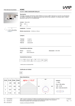 Ficha t&eacute;cnica de producto 9242650 KONIC 2X26/32/42W GX24q