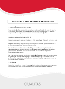 Instructivo para la solicitud de vacunas Qualitas