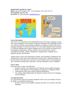 View Course Outline - University of Western Ontario