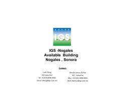IGS -Nogales Available Building Nogales , Sonora