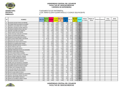 CUADRO DE NOTAS PARALELO 2