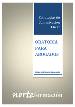 ORATORIA PARA ABOGADOS