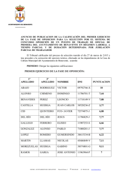 fichero - Ayuntamiento de Benavente