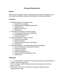 Procesos Estocásticos