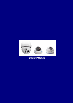 DOME CAMERAS