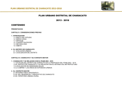 PLAN URBANO DISTRITAL DE CHARACATO 2013-2018