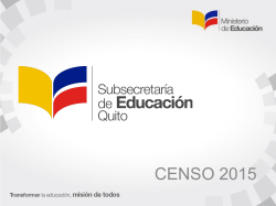 presentación del censo 2015