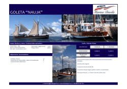GOLETA &ldquo;NAUJA&rdquo; - Marina Davila Sport