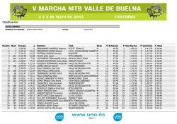 Domingo - CDE Valle de Buelna MTB