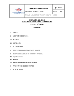 INVITACI&Oacute;N QS - 21019 SERVICIO DE ALQUILER DE