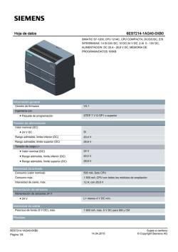 Ficha del producto - Aparatos el&eacute;ctricos y electr&oacute;nicos