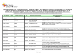 listado provisional ayudas transporte y residencia post