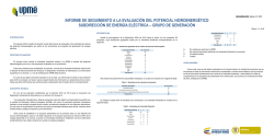 informe de seguimiento a la evaluación del potencial