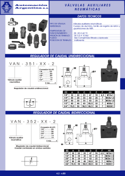 Serie VAN-300 - Automación Argentina SA