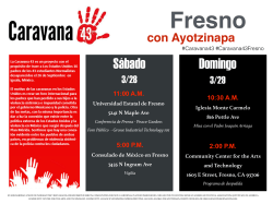 Fresno con Ayotzinapa