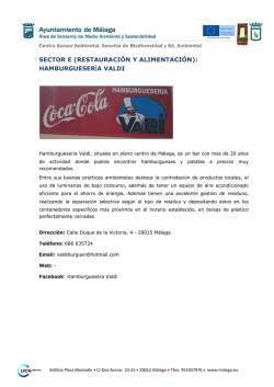 hamburgueser&iacute;a valdi - Biodiversidad y Educaci&oacute;n Ambiental