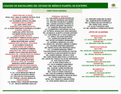 Directorio del plantel