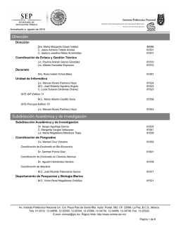 Directorio PDF - Instituto Polit&eacute;cnico Nacional