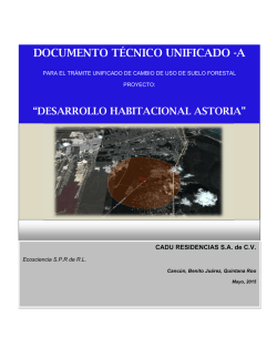 documento t&eacute;cnico unificado - sinat