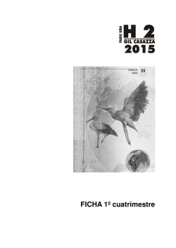 Ficha 1&deg;C 2015 - HISTORIA GIL CASAZZA